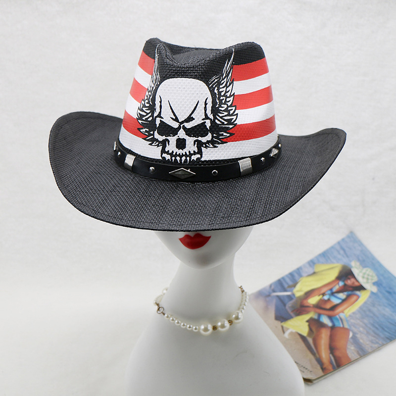 Cowboy Hat Straw - Hete Aanbieding Western Cowboyhoed Zwarte Heren