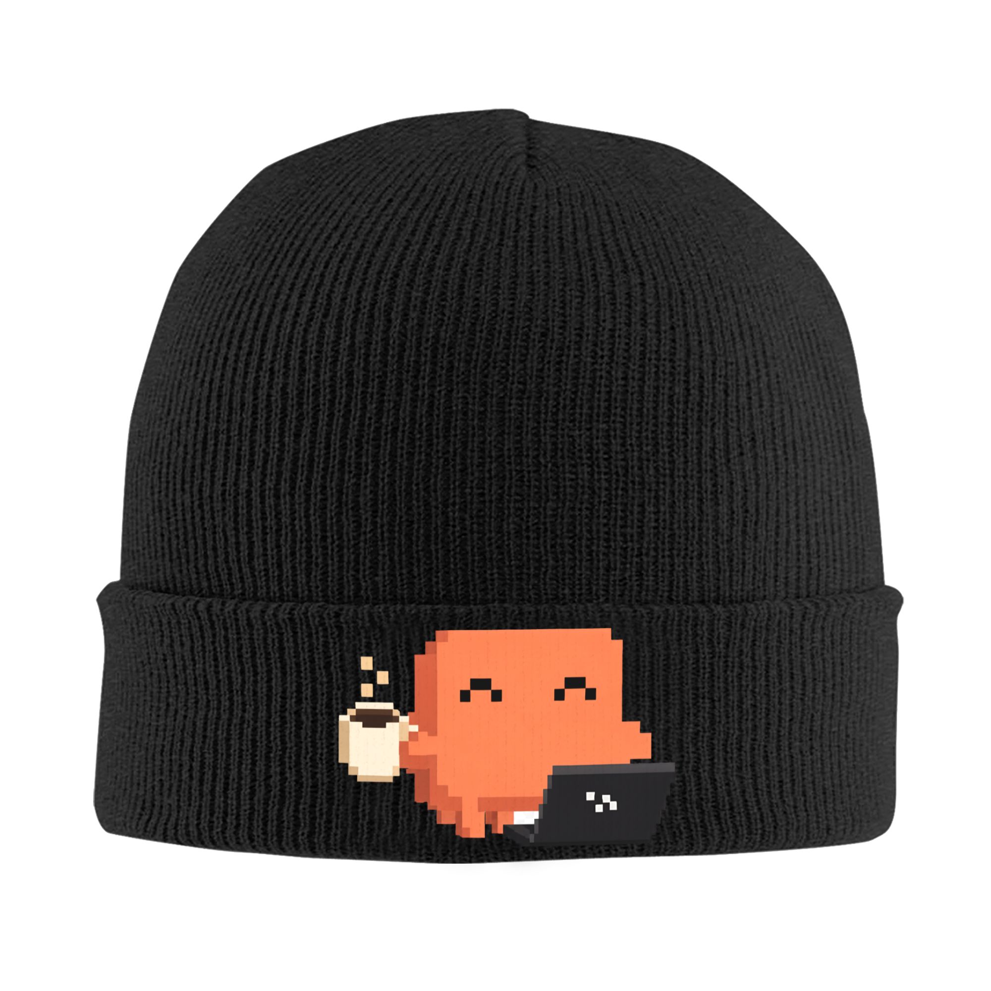 Beanie Cuffed Knit - Dames Heren Rib Gebreide Muts met