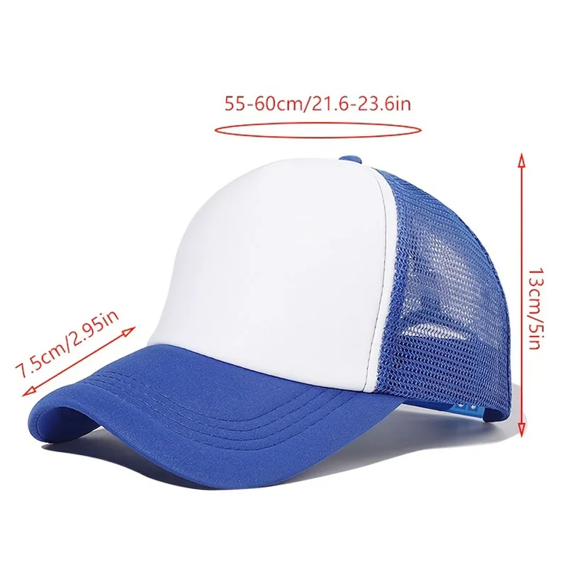 Unisex baseballpet, effen, ver - Trucker Cap Mesh recensie en prijs