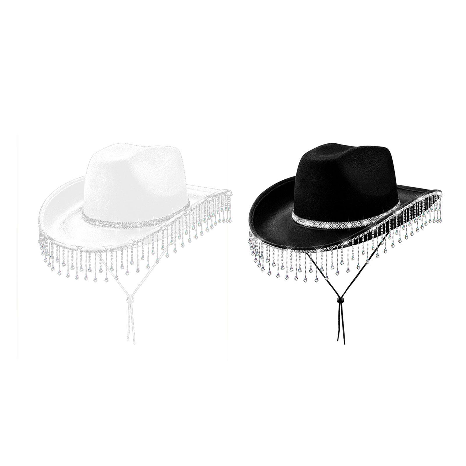 Vrouwen Cowboyhoed met Strass  - Cowboy Hat Straw recensie en prijs
