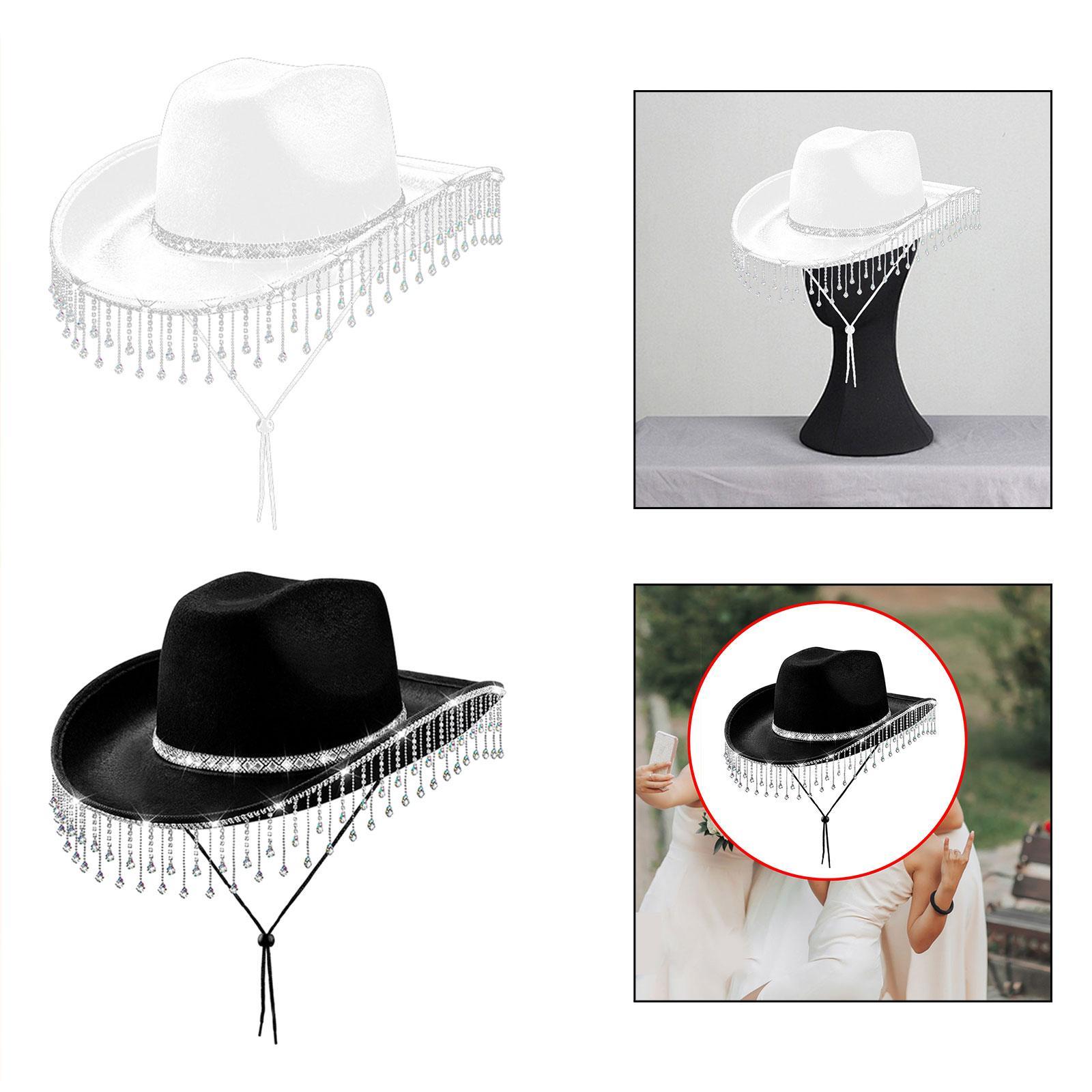 Vrouwen Cowboyhoed met Strass  - Cowboy Hat Straw recensie en prijs