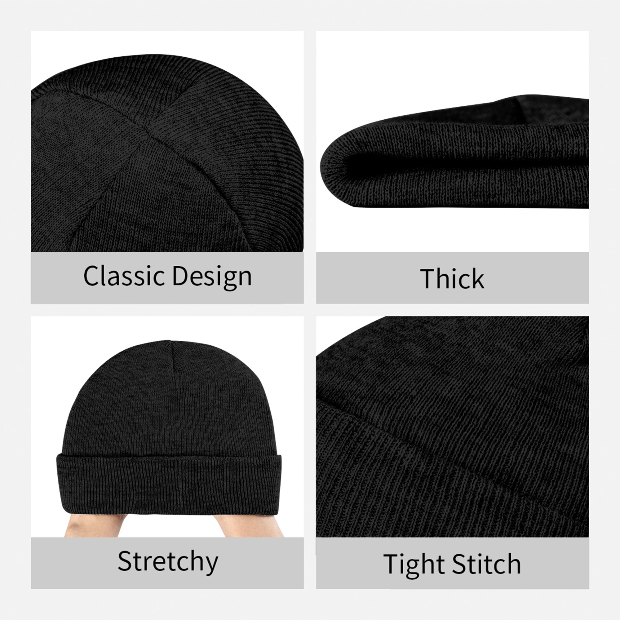 Dames Heren Rib Gebreide Muts  - Beanie Cuffed Knit recensie en prijs