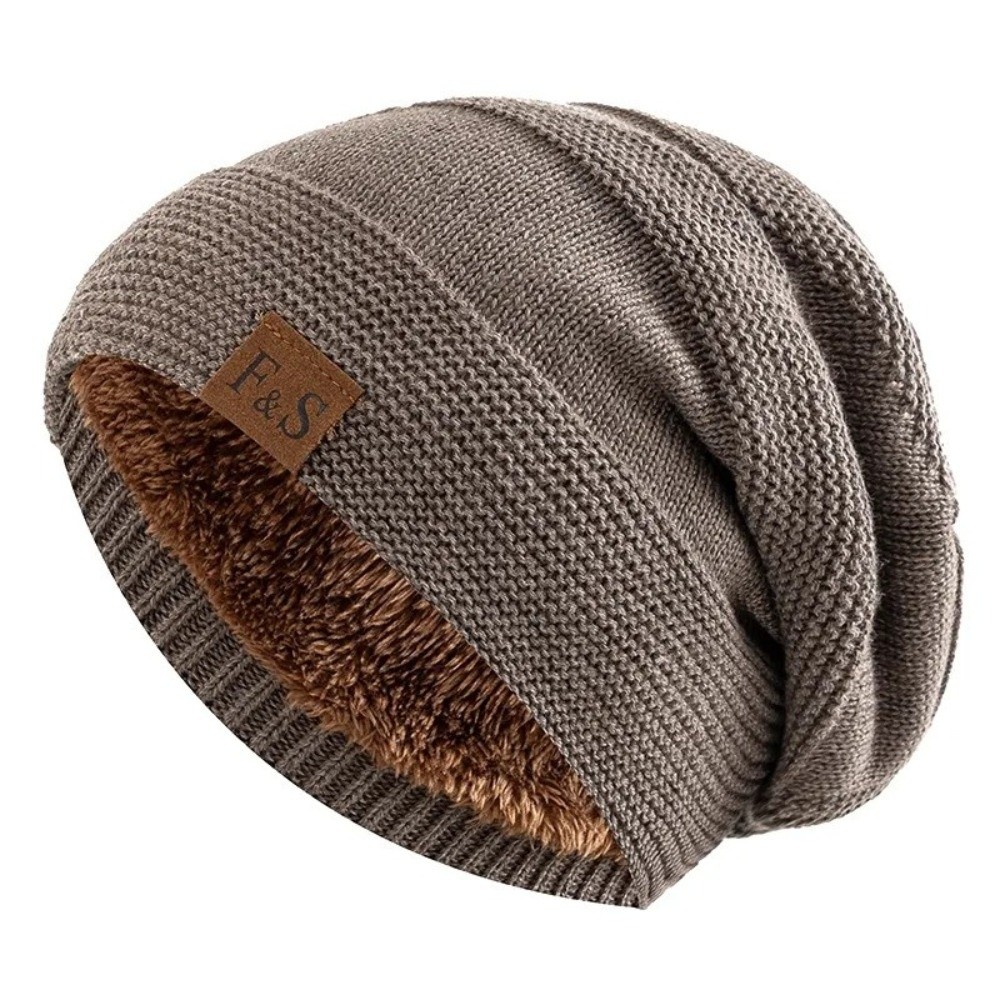 Casual wintermuts met bontvoer - Beanie Cuffed Knit recensie en prijs